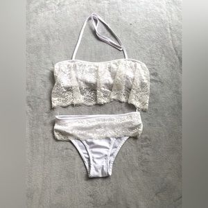 White Lace Bikini